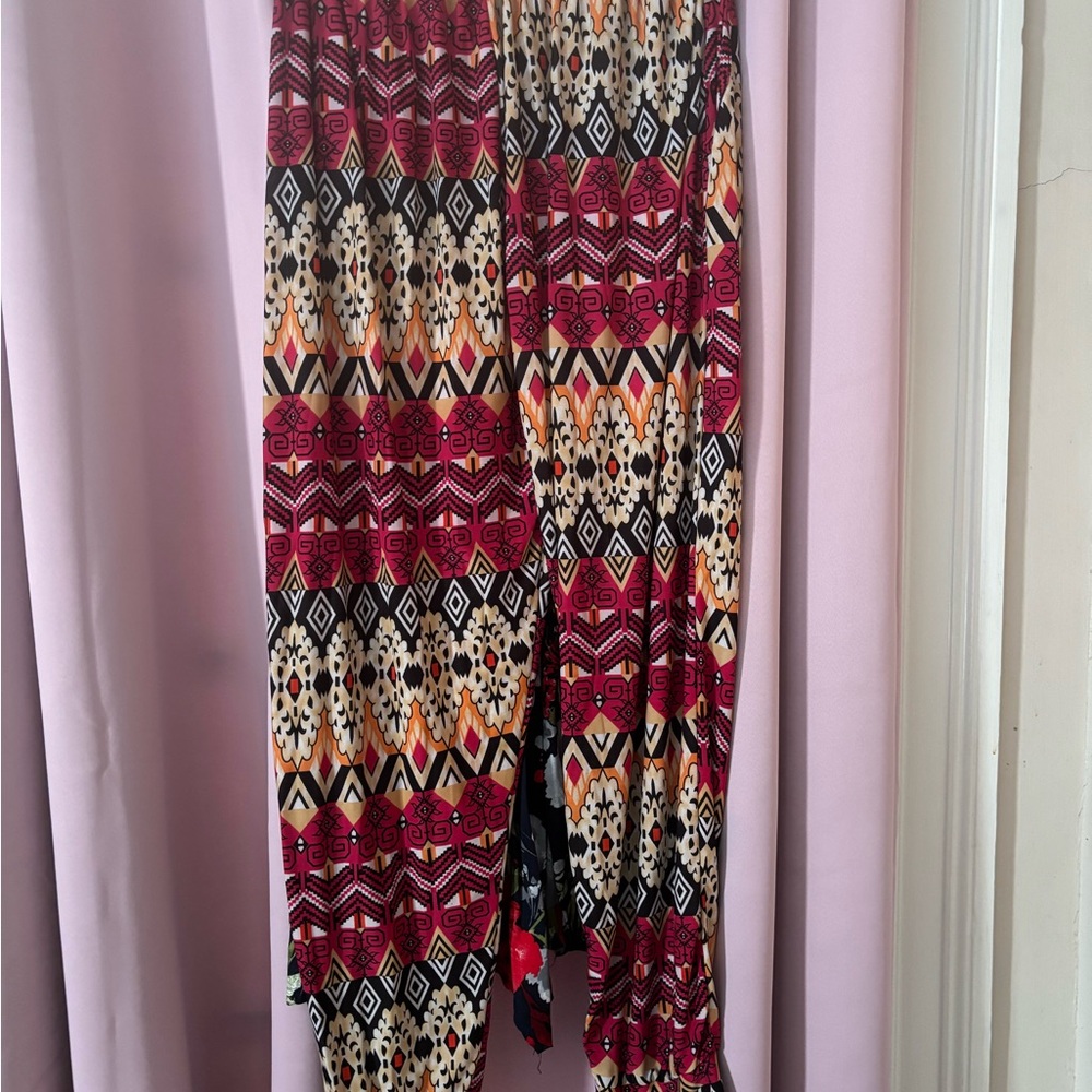 Colorful Geometric Patterned Skirt